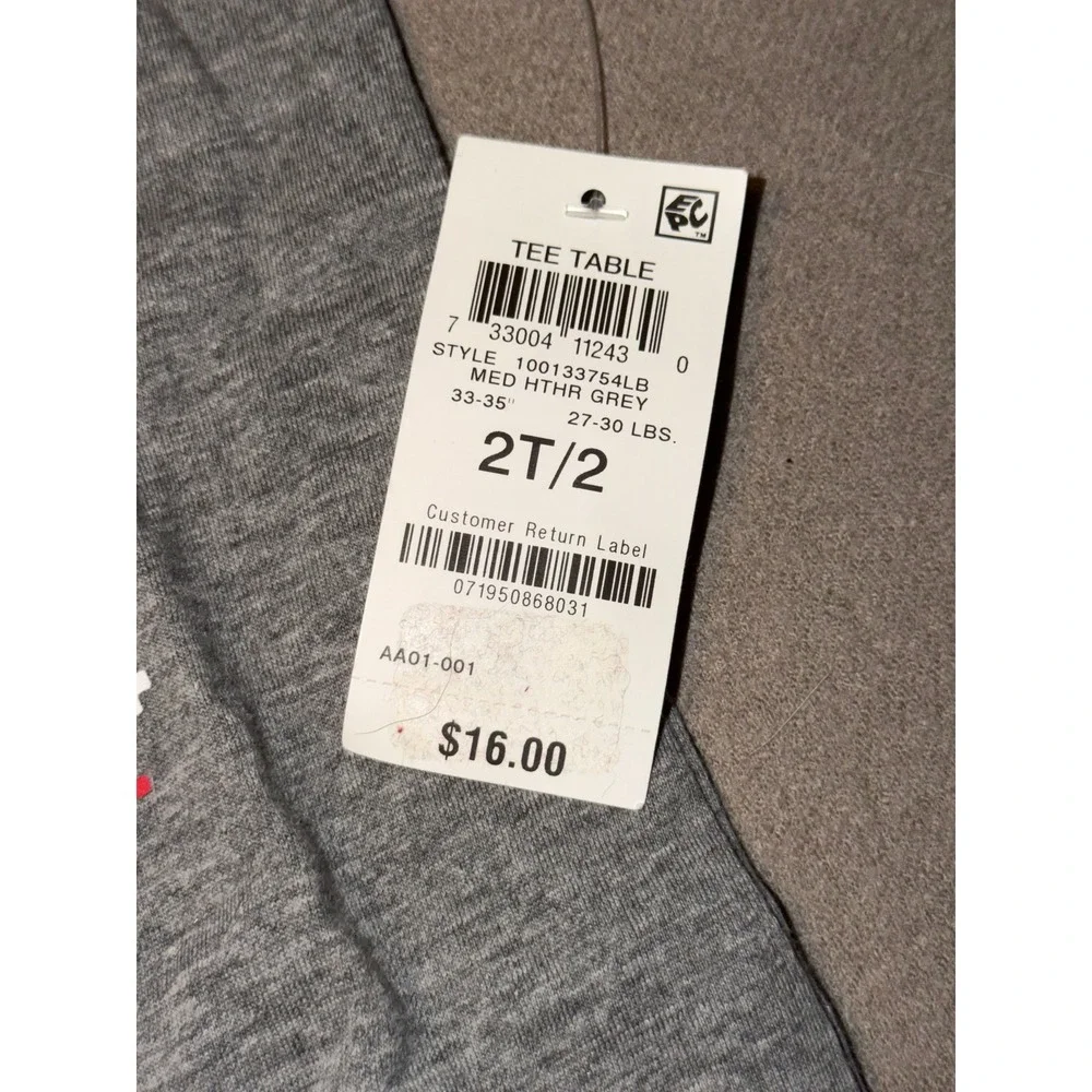 Epic Threads Kids T Shirt Gray Graphic Tee I Paused My Game‎ To Be Here, Size 2T - Picture 5 of 7